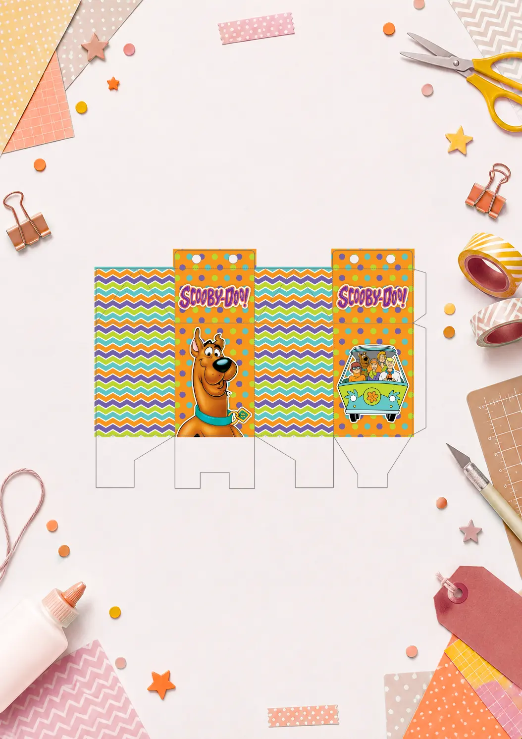 Printable box template 3