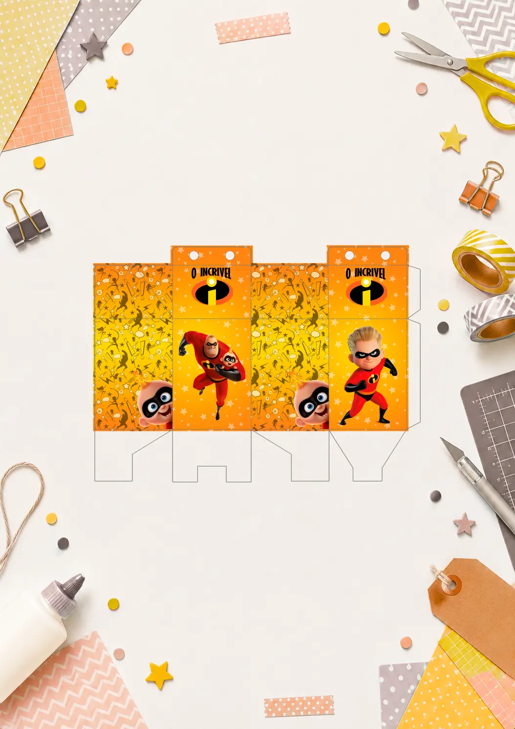 Printable box template 6