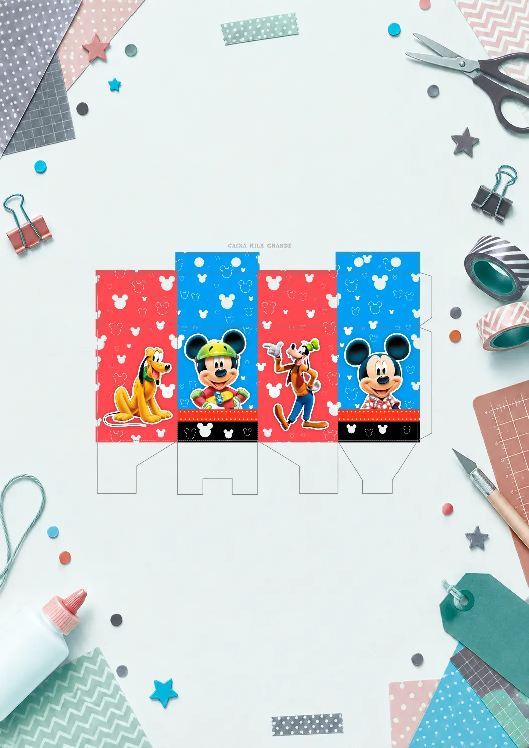 Printable box template 7
