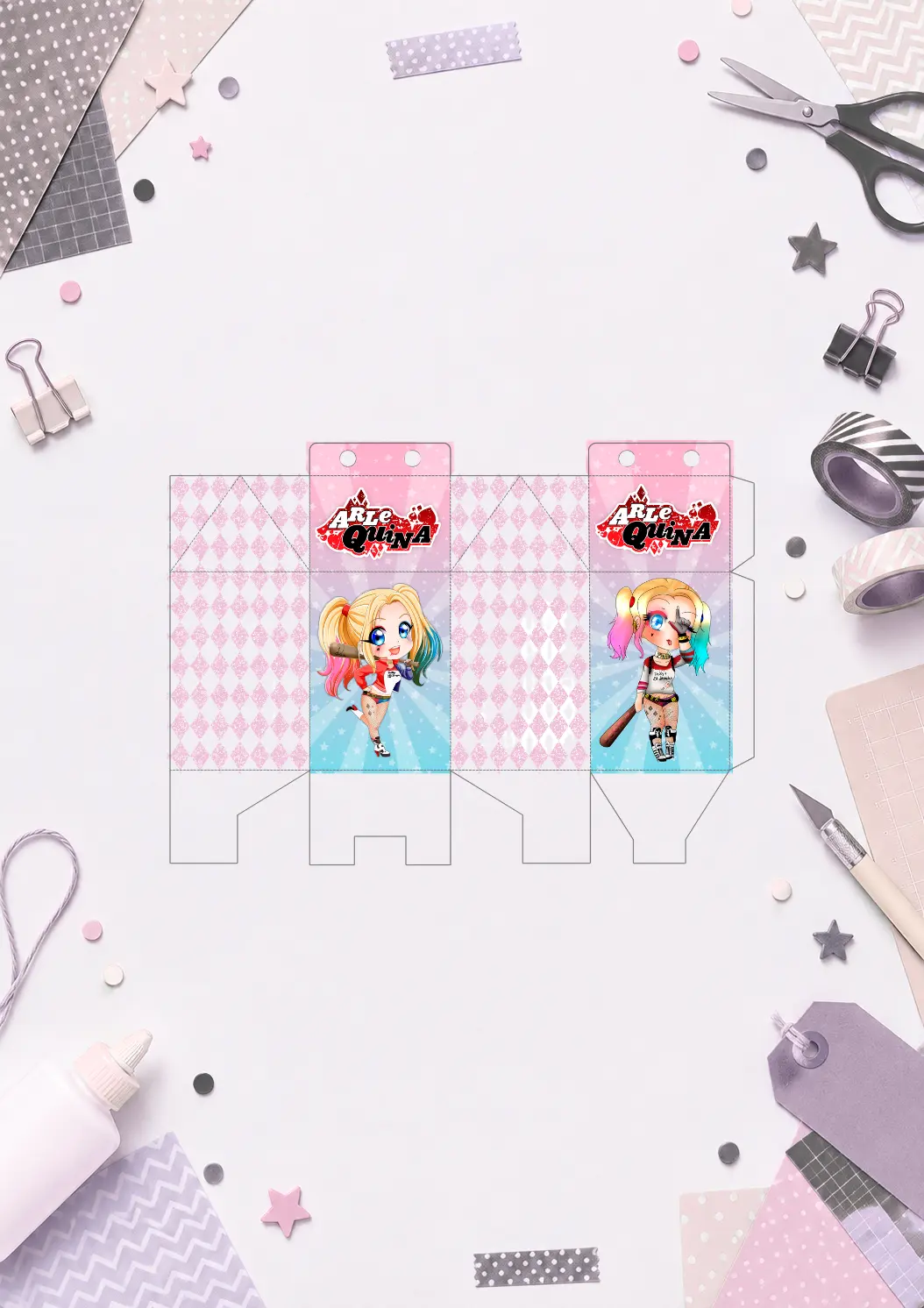 Printable box template 8