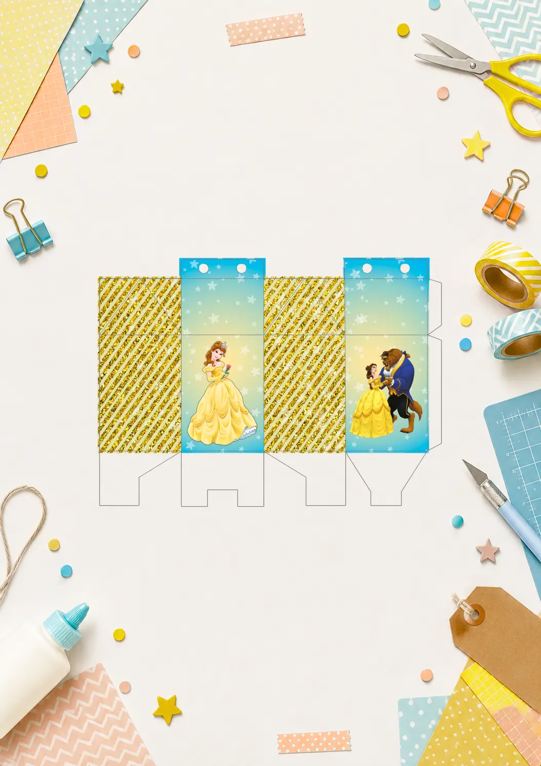 Printable box template 9